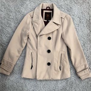Beige peacoat